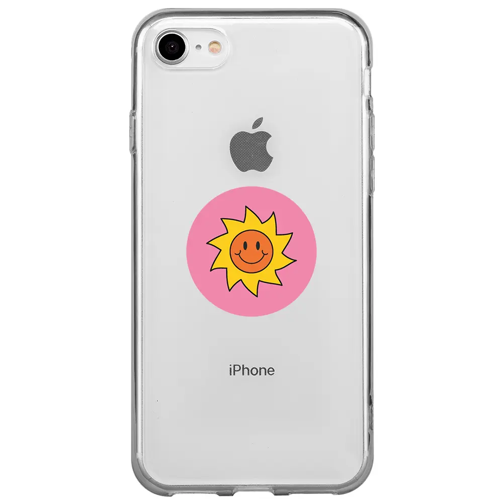 Apple iPhone 7 Şeffaf Telefon Kılıfı - Sun