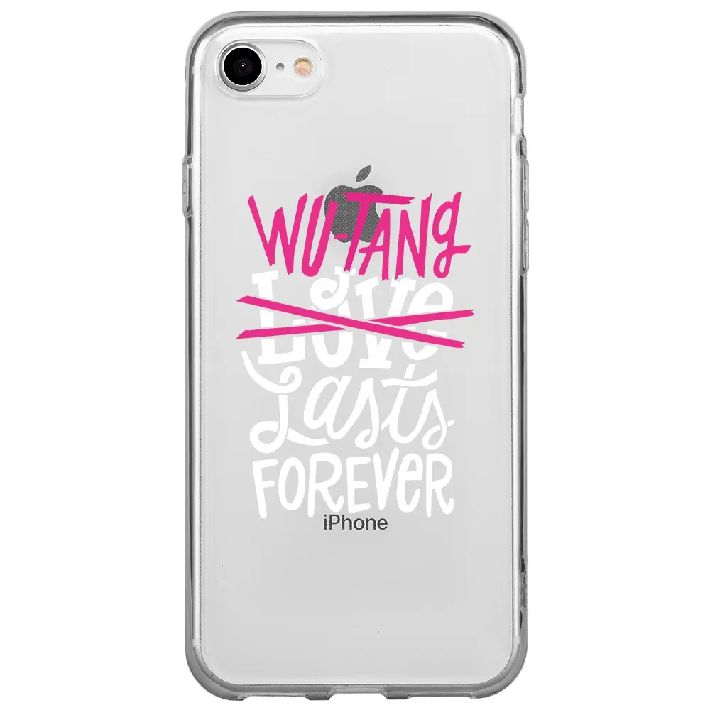 Apple iPhone 7 Şeffaf Telefon Kılıfı - Wu-Tang