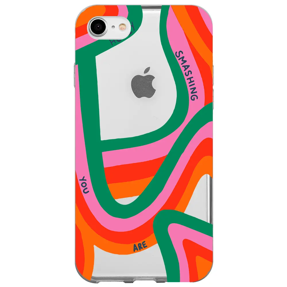 Apple iPhone 7 Şeffaf Telefon Kılıfı - You are Colors