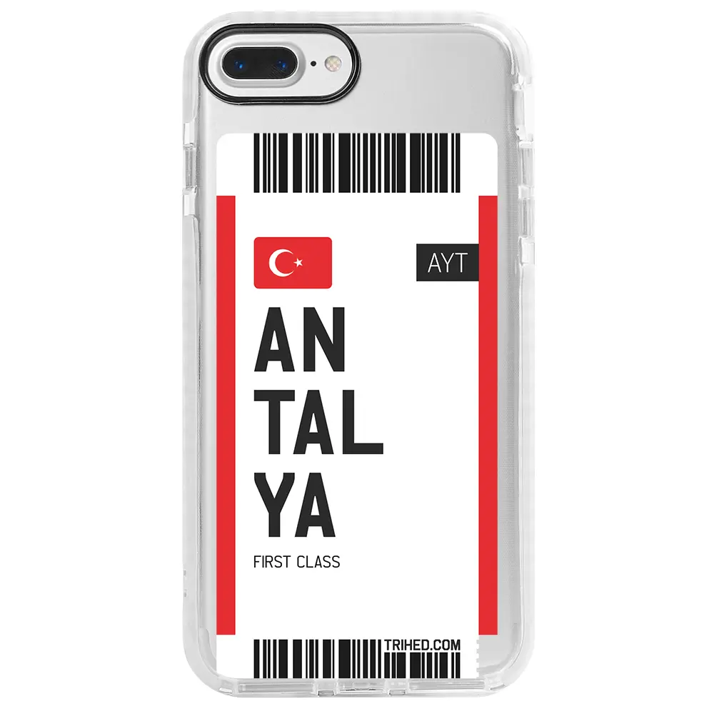 Apple iPhone 8 Plus Beyaz Impact Premium Telefon Kılıfı - Antalya Bileti