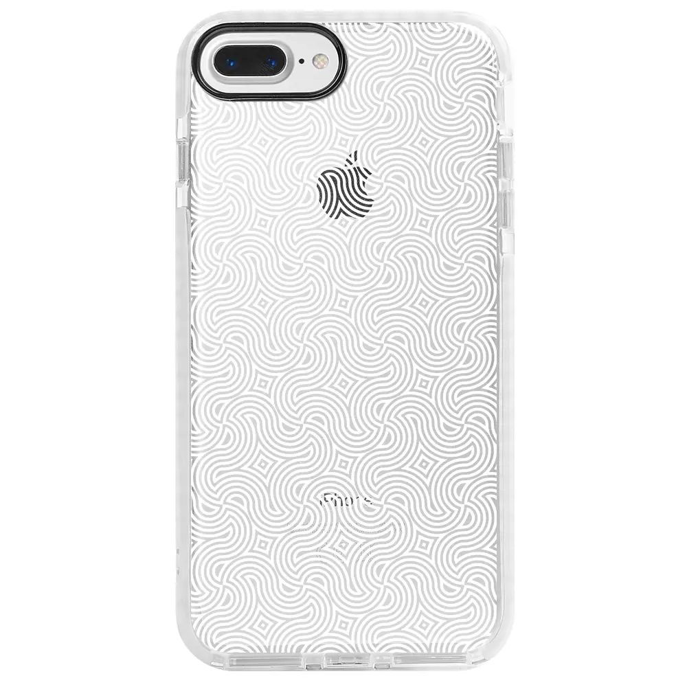 Apple iPhone 8 Plus Beyaz Impact Premium Telefon Kılıfı - Loop