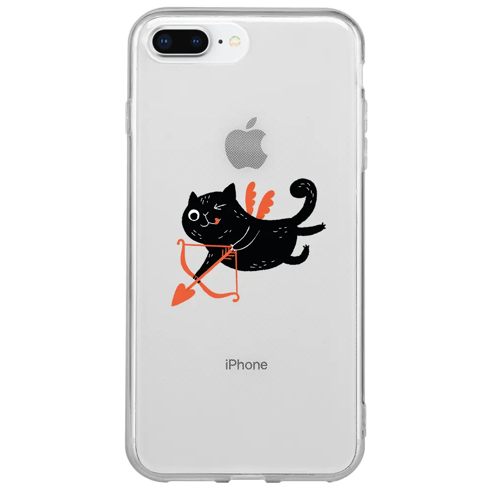 Apple iPhone 8 Plus Şeffaf Telefon Kılıfı - Eros