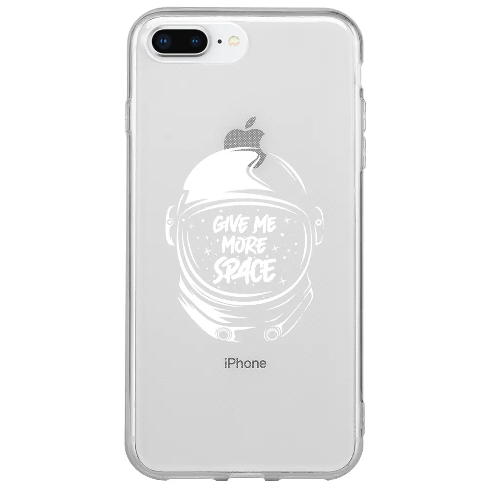Apple iPhone 8 Plus Şeffaf Telefon Kılıfı - Give Me More