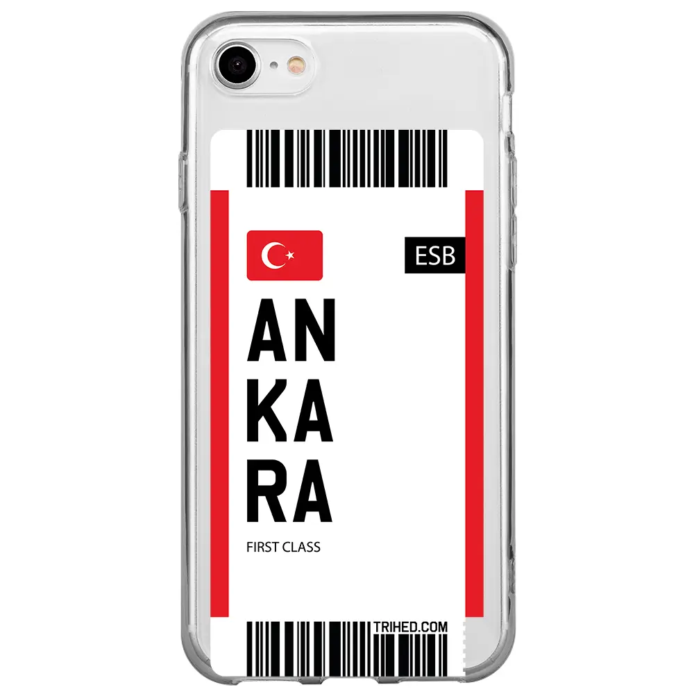 Apple iPhone 8 Şeffaf Telefon Kılıfı - Ankara Bileti