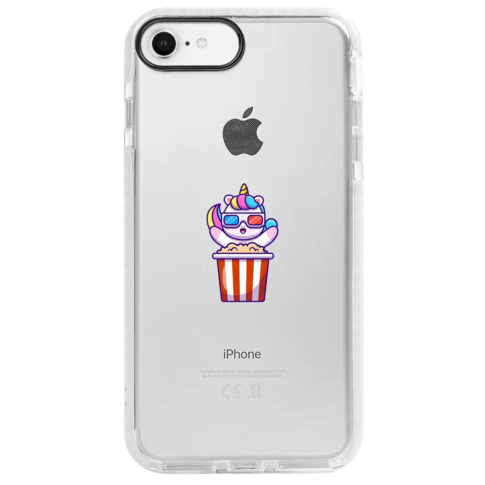Apple iPhone SE 2020 Beyaz Impact Premium Telefon Kılıfı - Moviecorn