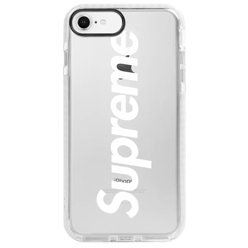 Apple iPhone SE 2020 Beyaz Impact Premium Telefon Kılıfı - Supreme