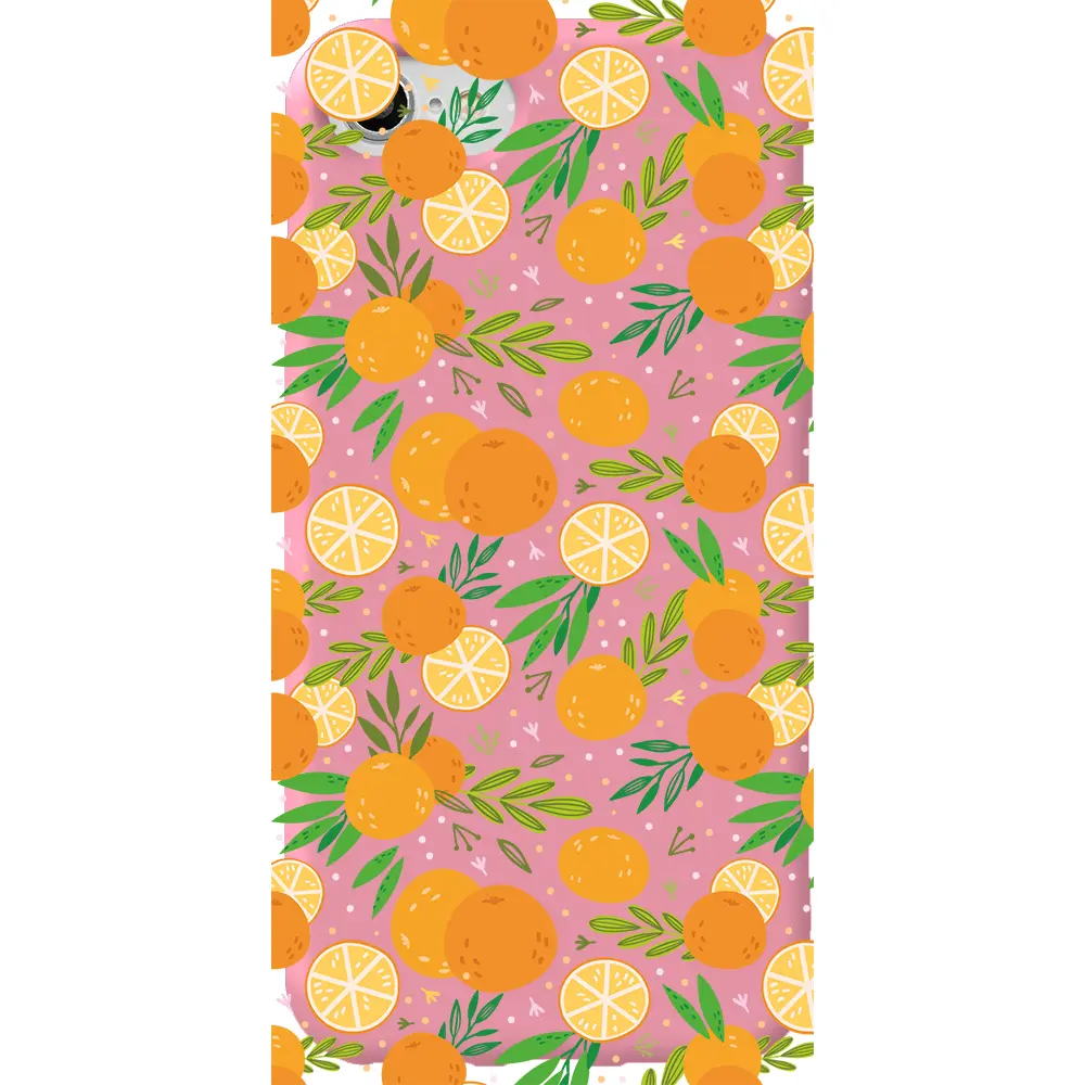 Apple iPhone SE 2020 Pembe Renkli Silikon Telefon Kılıfı - Portakal Bahçesi 2