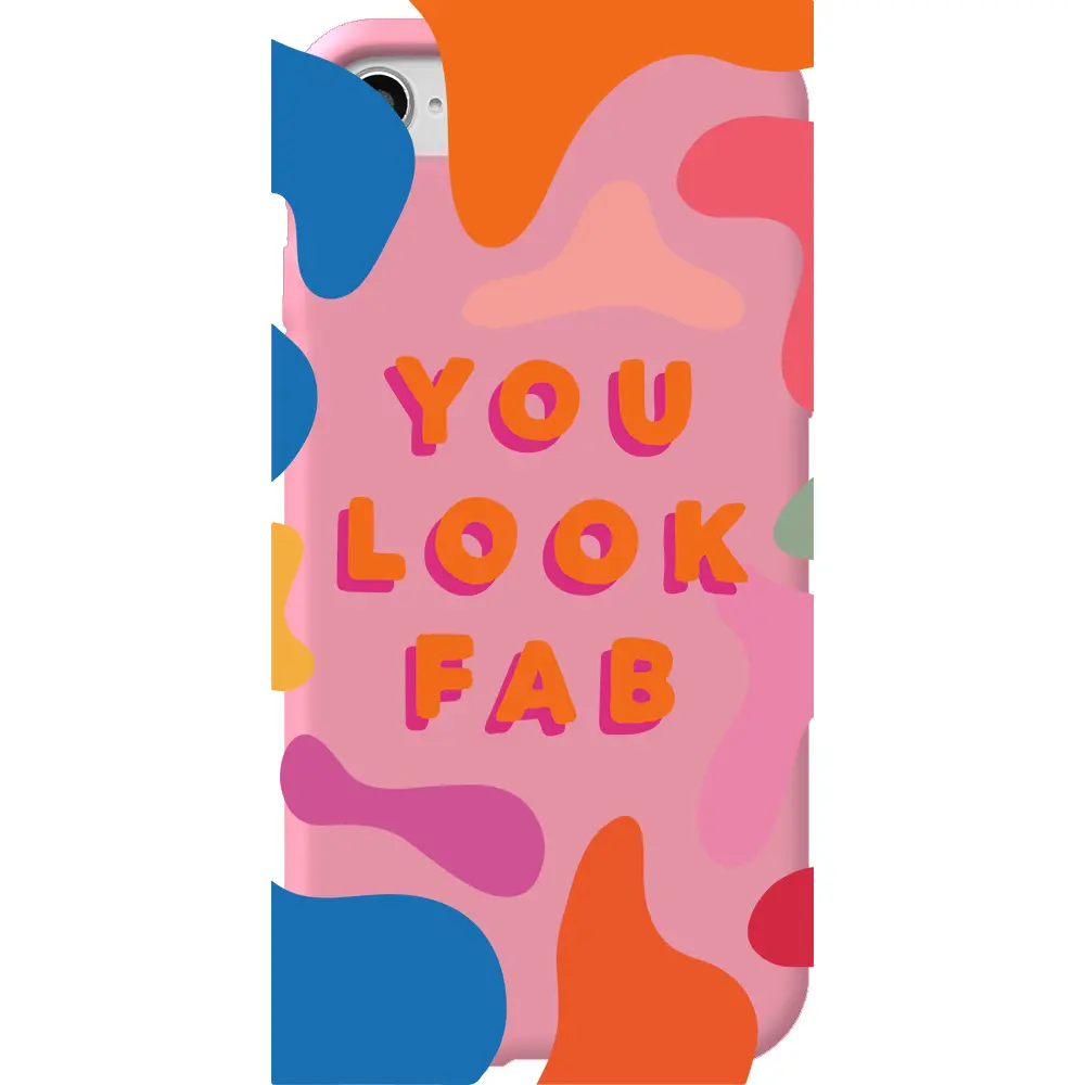 Apple iPhone SE 2020 Pembe Renkli Silikon Telefon Kılıfı - You Look Fab
