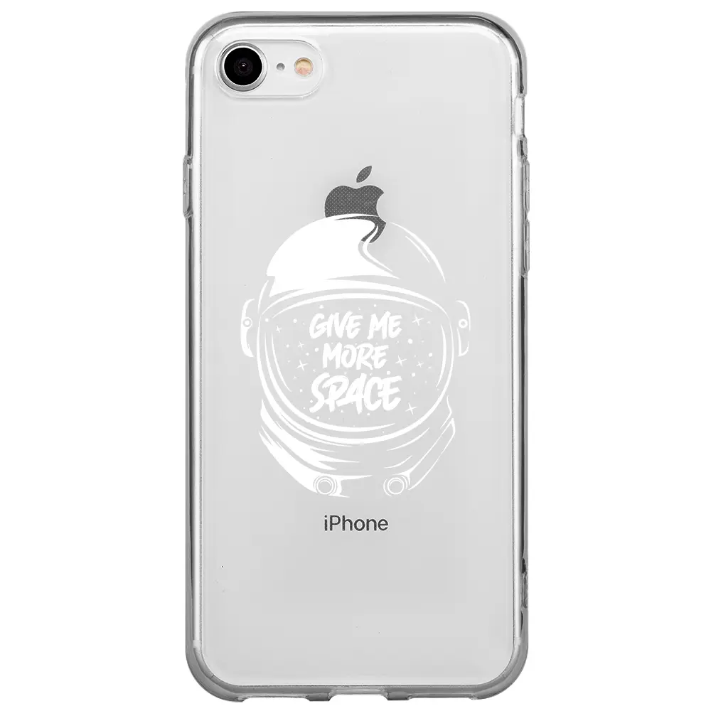 Apple iPhone SE 2020 Şeffaf Telefon Kılıfı - Give Me More