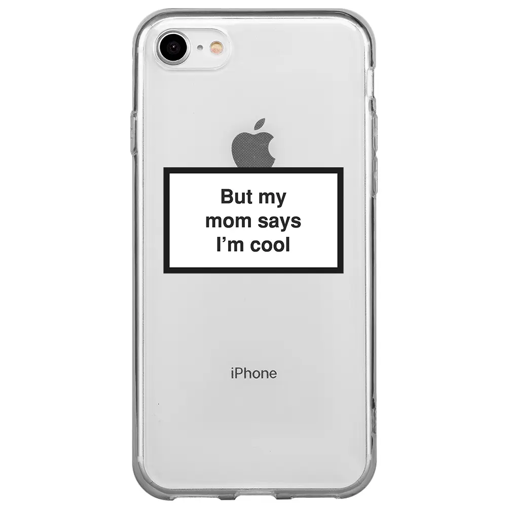 Apple iPhone SE 2020 Şeffaf Telefon Kılıfı - I'm cool