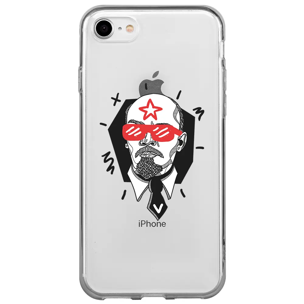 Apple iPhone SE 2020 Şeffaf Telefon Kılıfı - Lenin
