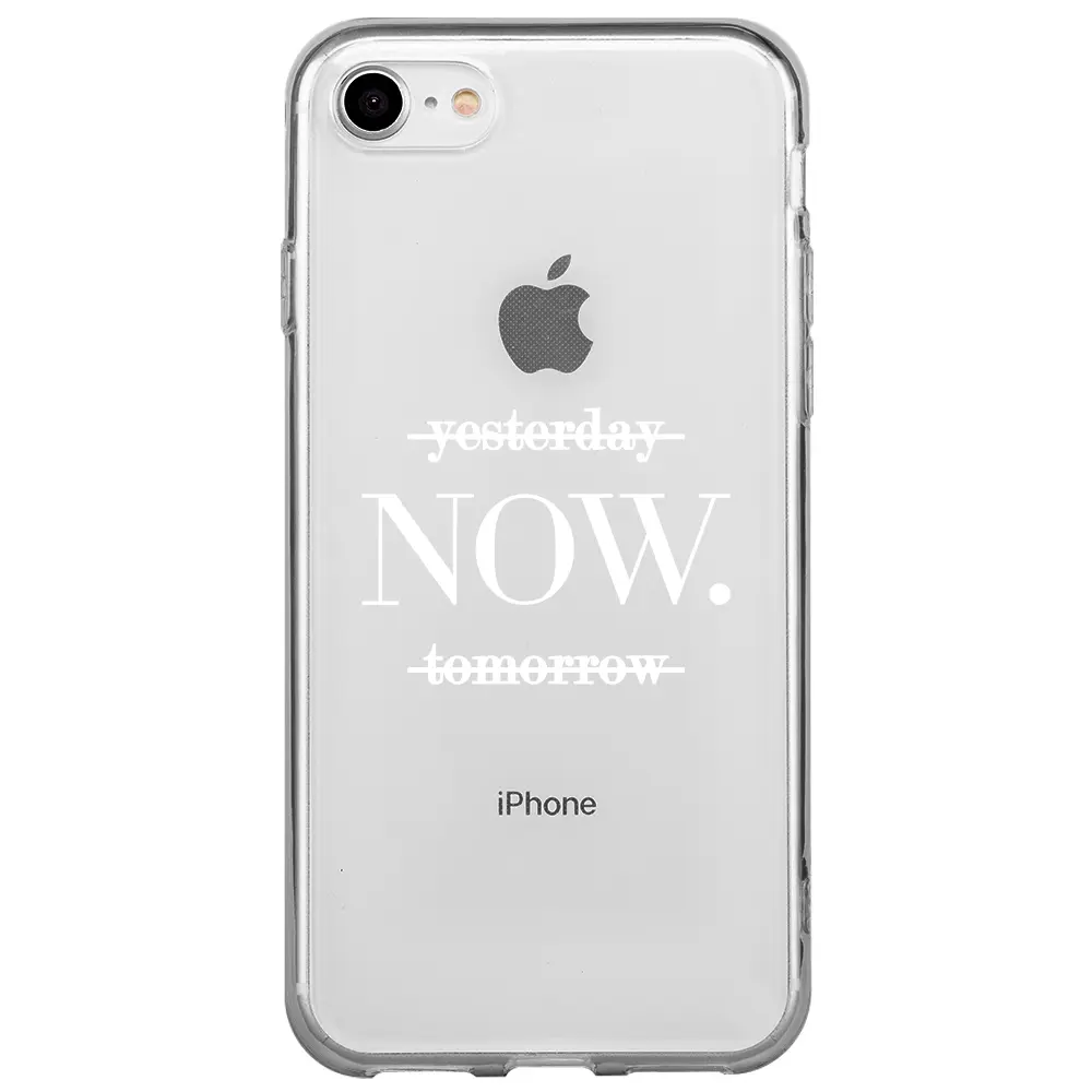 Apple iPhone SE 2020 Şeffaf Telefon Kılıfı - Now