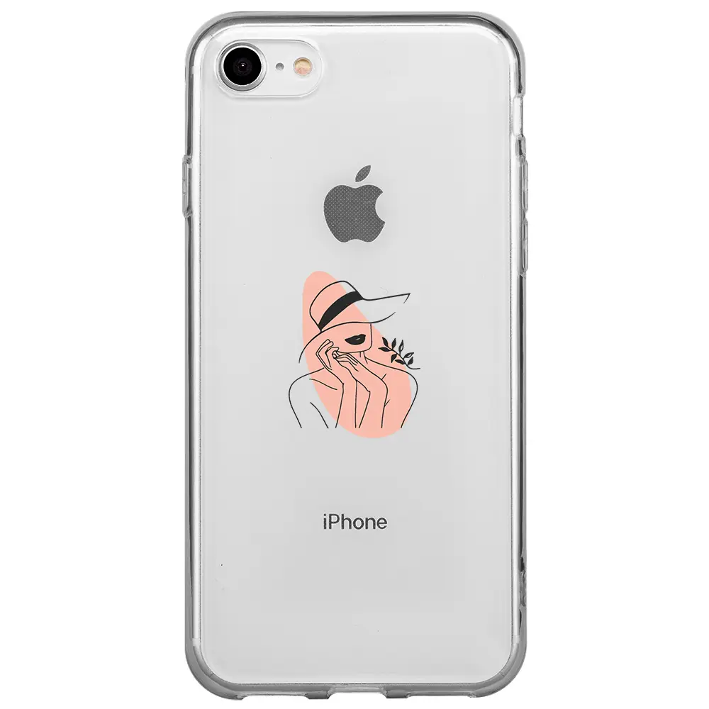 Apple iPhone SE 2020 Şeffaf Telefon Kılıfı - Smile