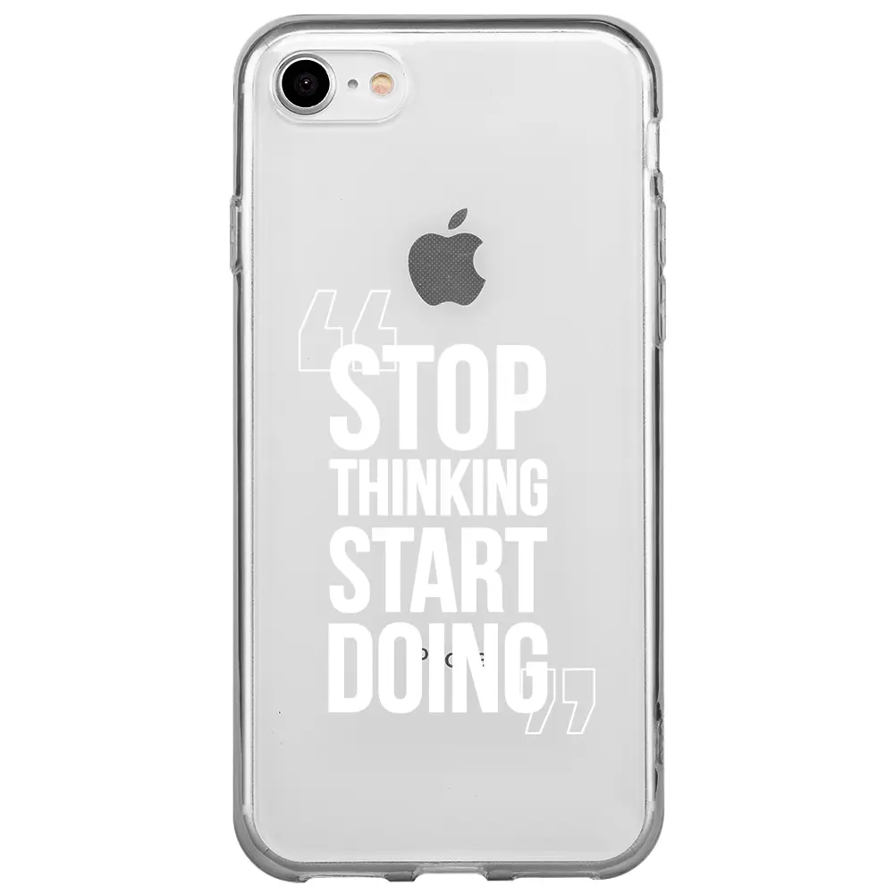 Apple iPhone SE 2020 Şeffaf Telefon Kılıfı - Start Doing