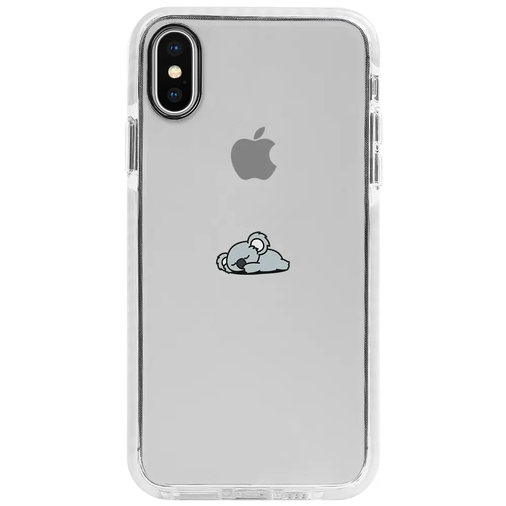Apple iPhone X Beyaz Impact Premium Telefon Kılıfı - Koala