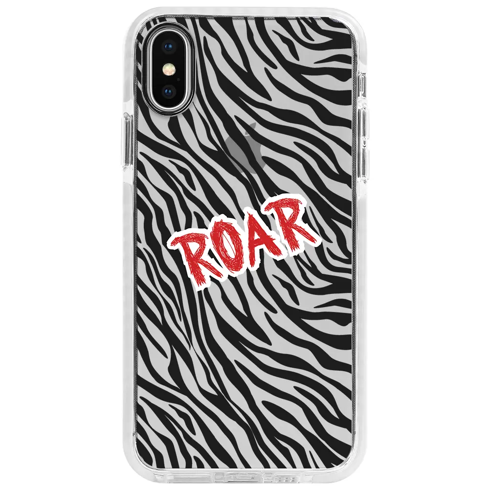 Apple iPhone X Beyaz Impact Premium Telefon Kılıfı - Roar