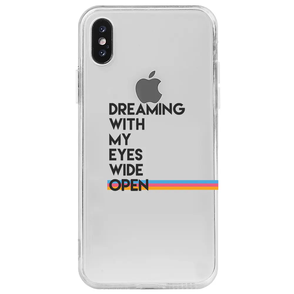 Apple iPhone X Şeffaf Telefon Kılıfı - Dreaming