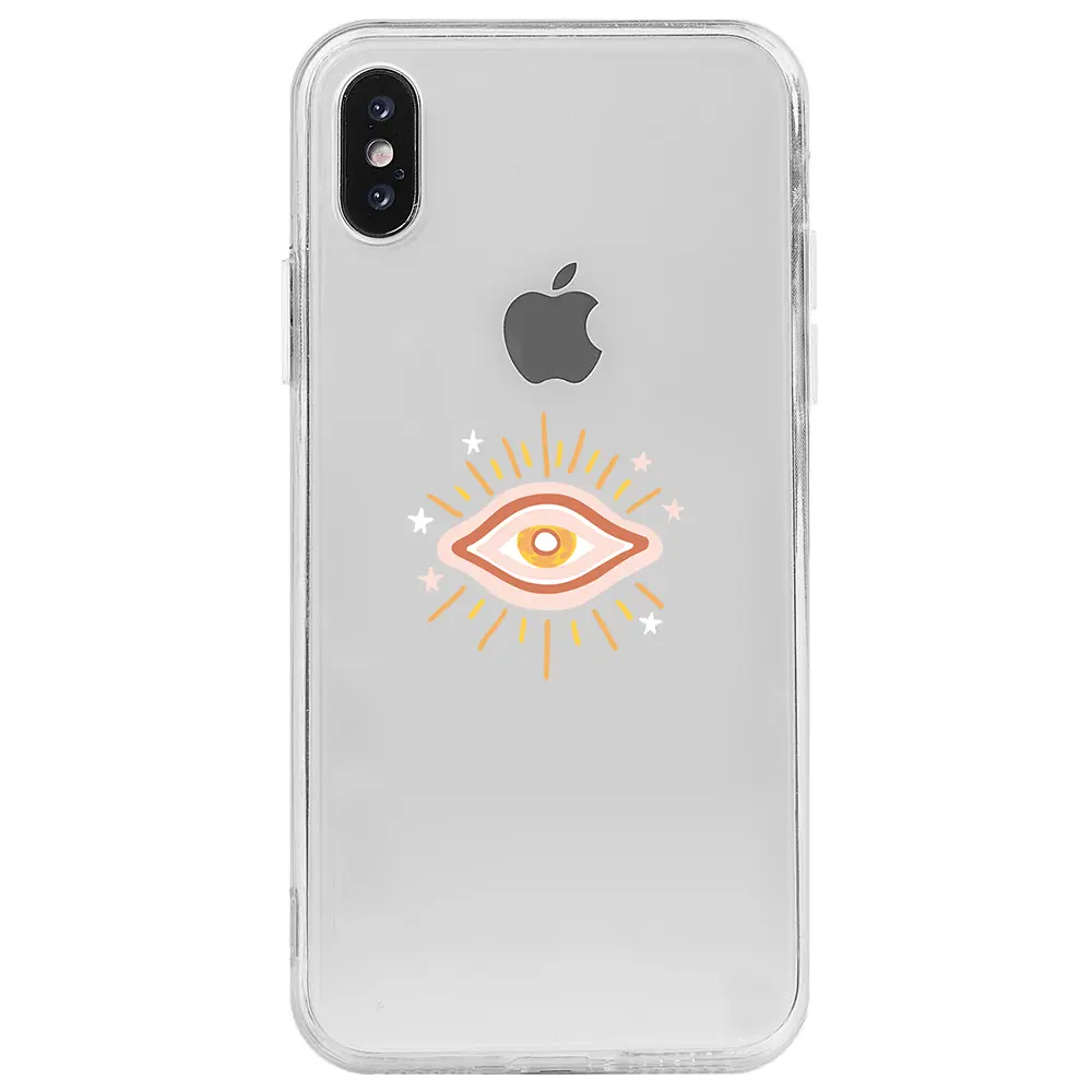 Apple iPhone X Şeffaf Telefon Kılıfı - One Eye 2