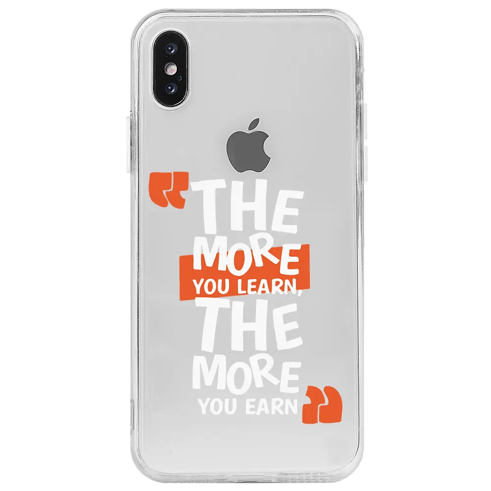 Apple iPhone X Şeffaf Telefon Kılıfı - The More