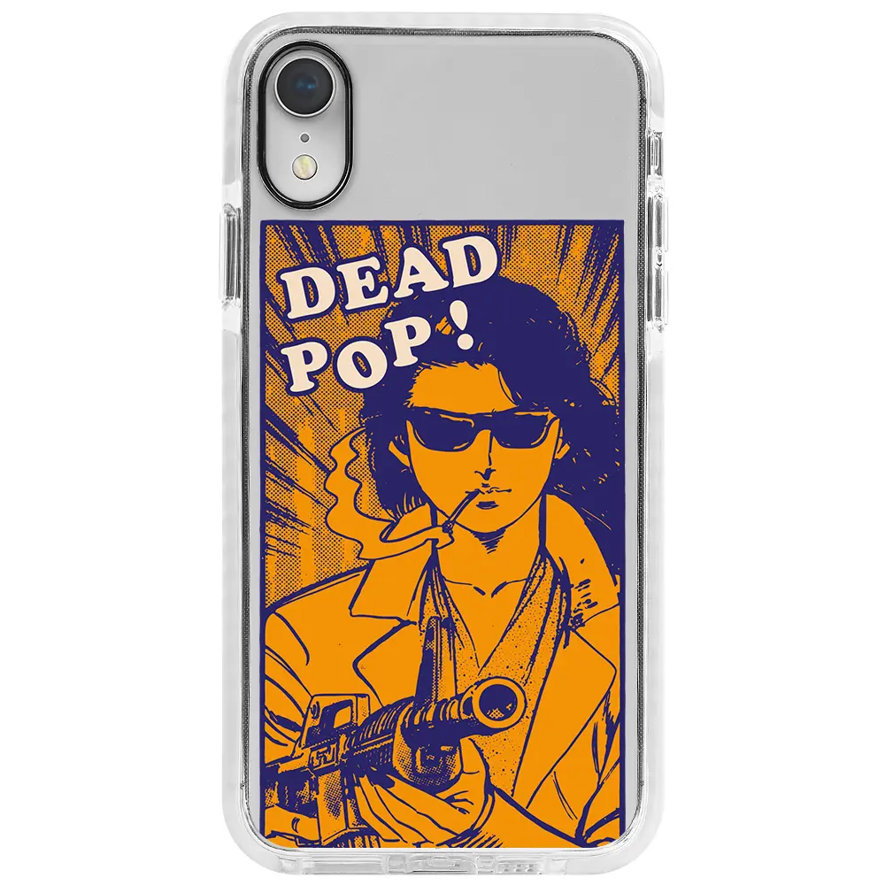 Apple iPhone XR Beyaz Impact Premium Telefon Kılıfı - Dead Pop