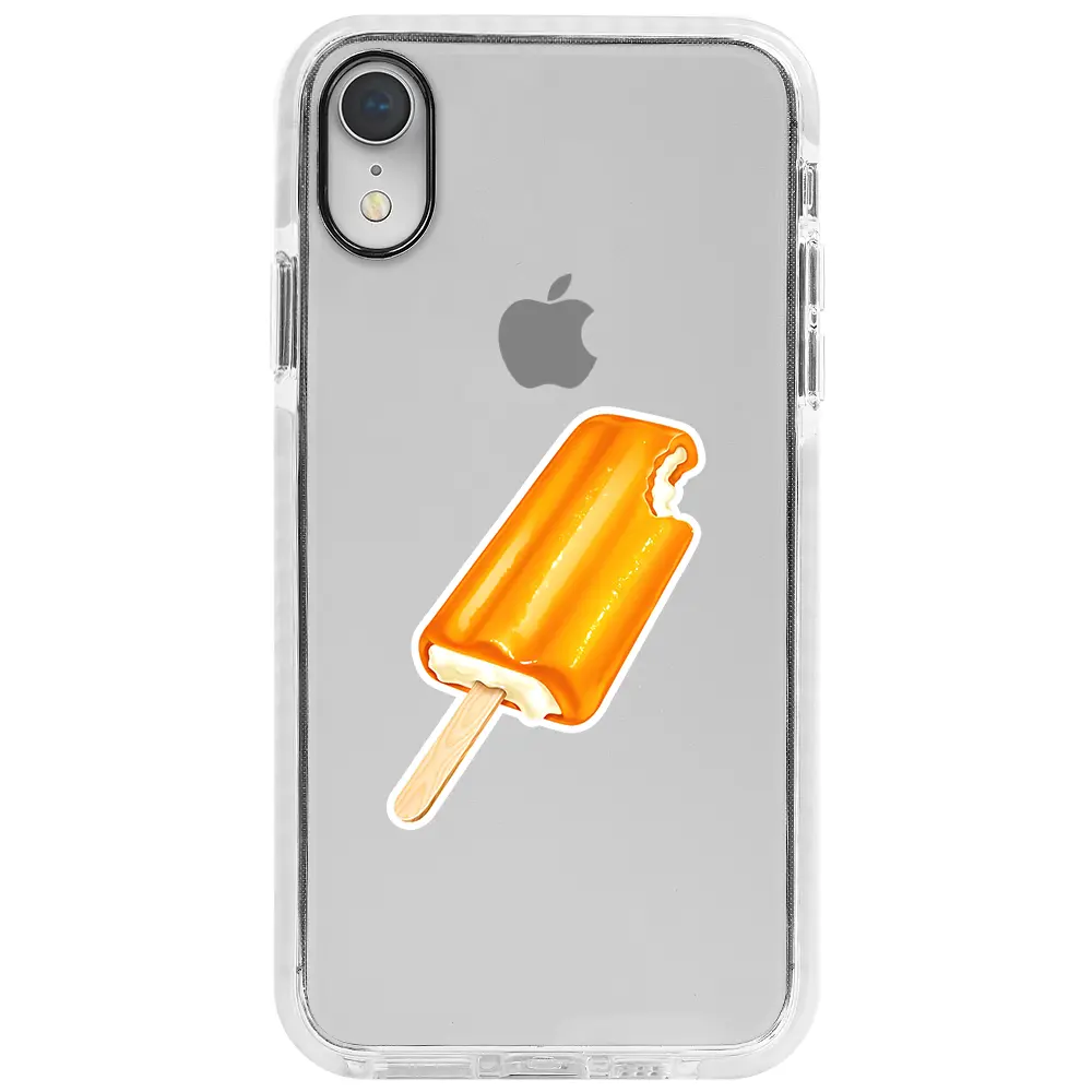 Apple iPhone XR Beyaz Impact Premium Telefon Kılıfı - Dondurma