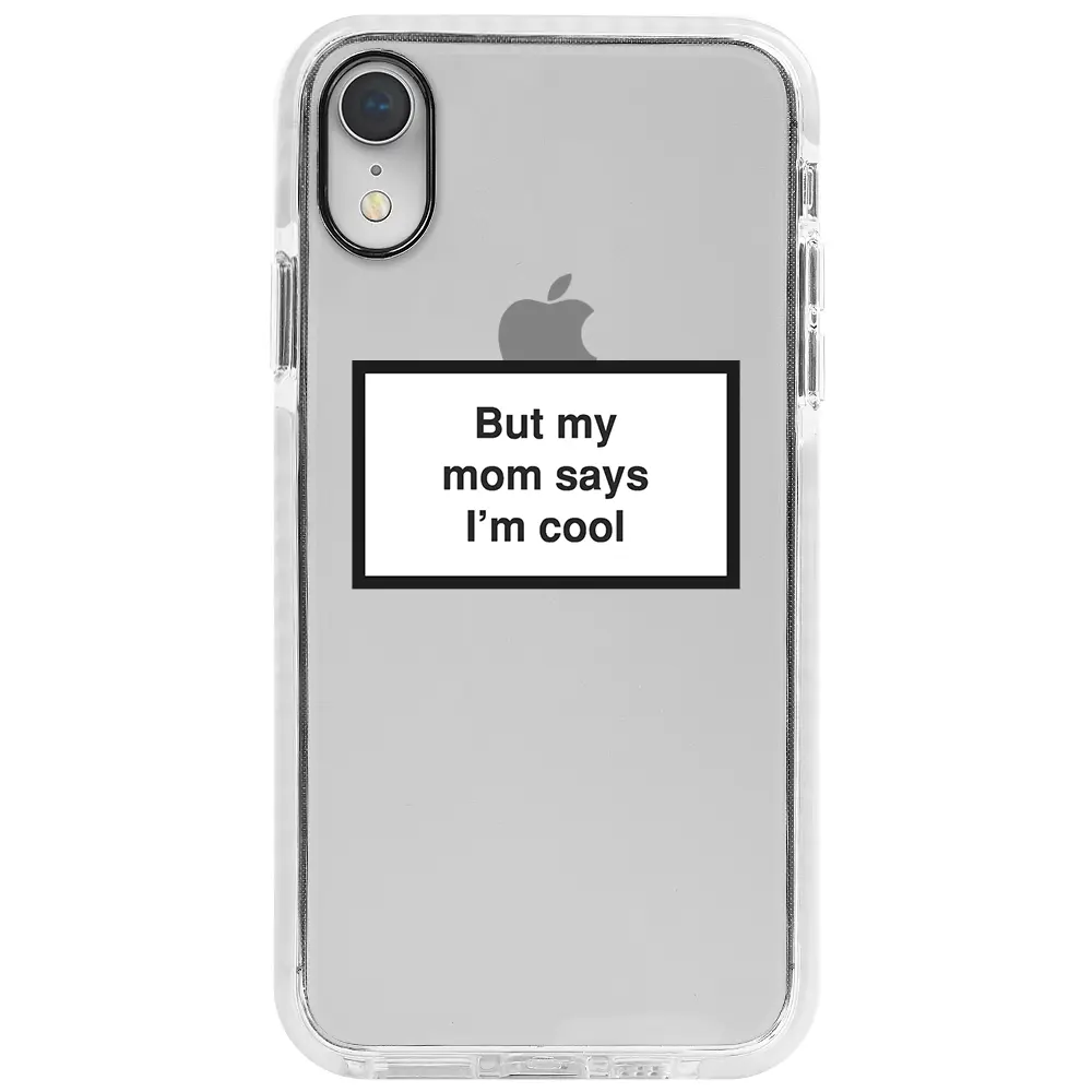Apple iPhone XR Beyaz Impact Premium Telefon Kılıfı - I'm cool
