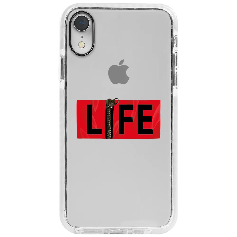 Apple iPhone XR Beyaz Impact Premium Telefon Kılıfı - Life