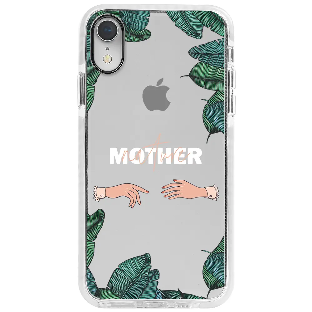 Apple iPhone XR Beyaz Impact Premium Telefon Kılıfı - Nature Mother
