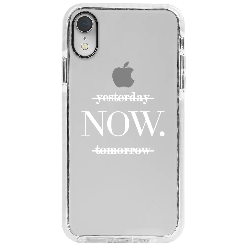 Apple iPhone XR Beyaz Impact Premium Telefon Kılıfı - Now