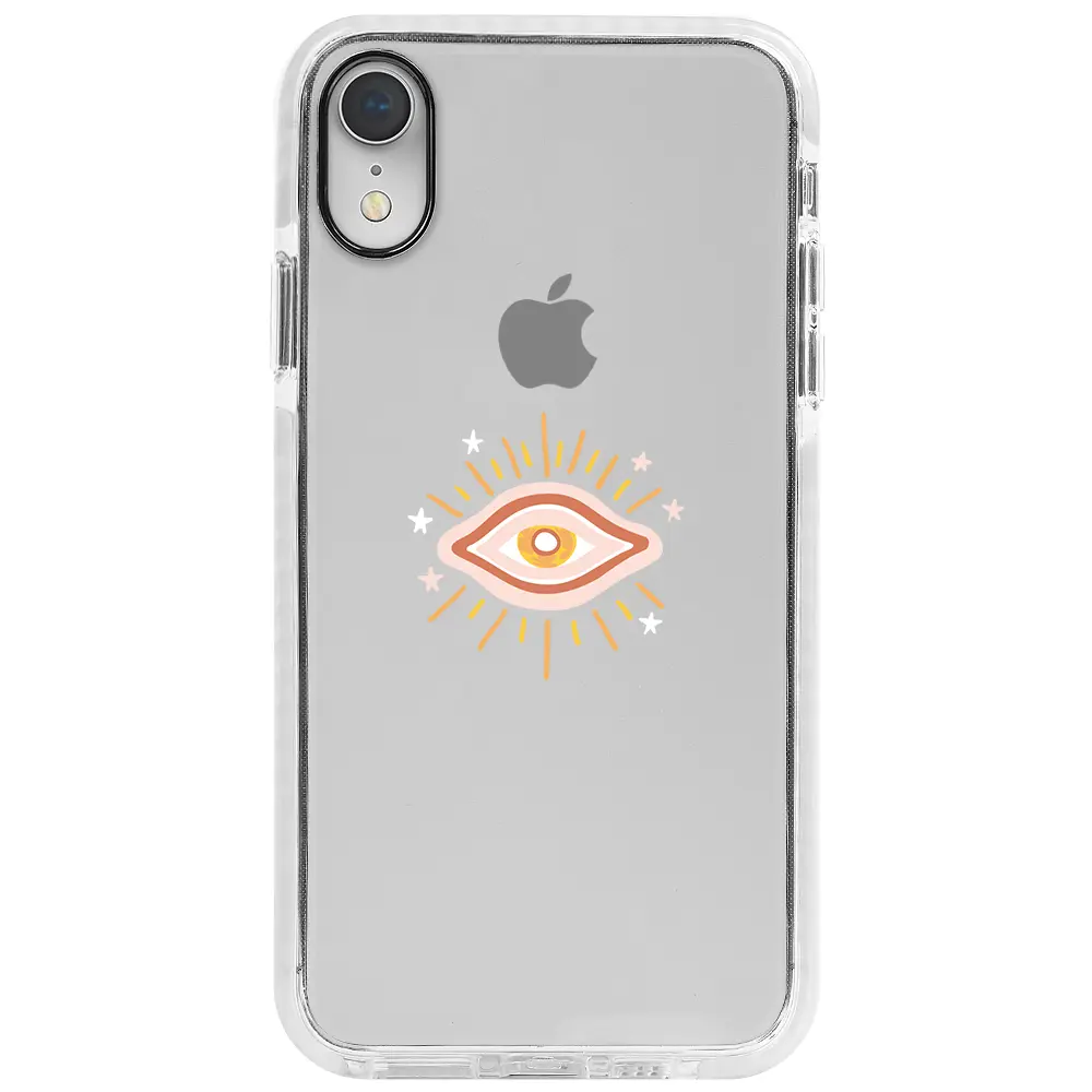 Apple iPhone XR Beyaz Impact Premium Telefon Kılıfı - One Eye 2