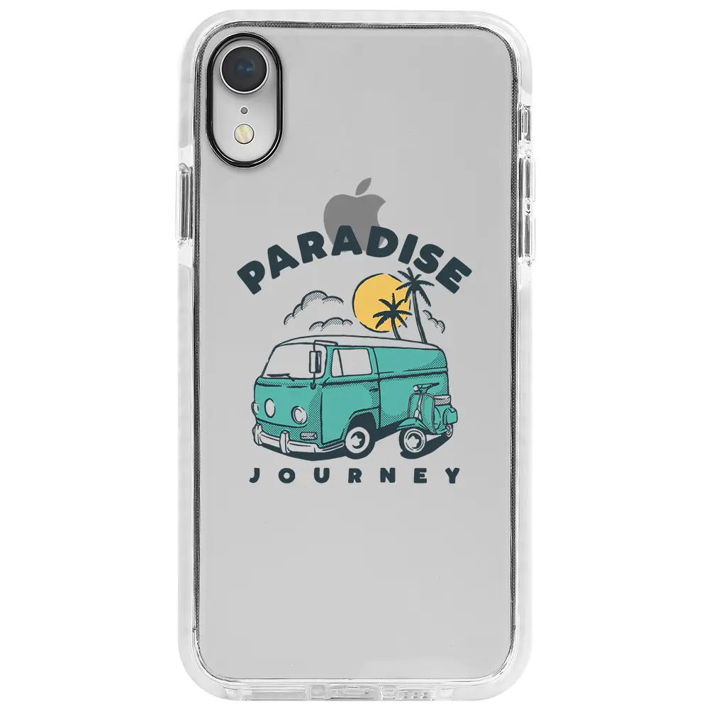 Apple iPhone XR Beyaz Impact Premium Telefon Kılıfı - Paradise