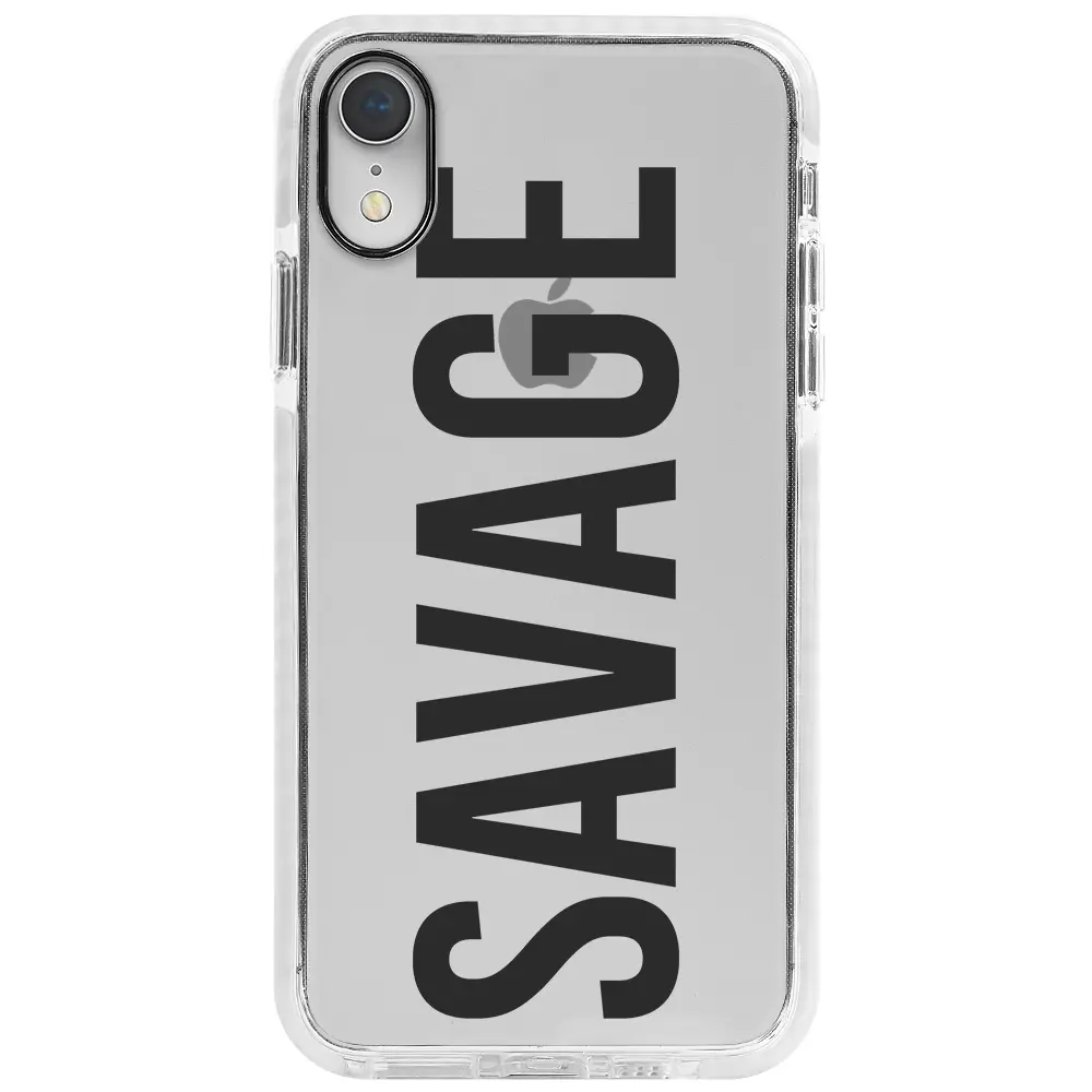Apple iPhone XR Beyaz Impact Premium Telefon Kılıfı - Savage