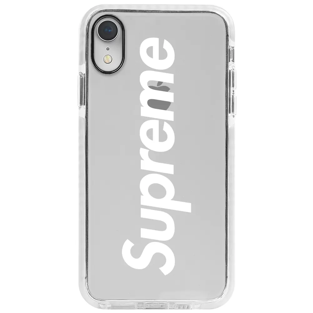 Apple iPhone XR Beyaz Impact Premium Telefon Kılıfı - Supreme