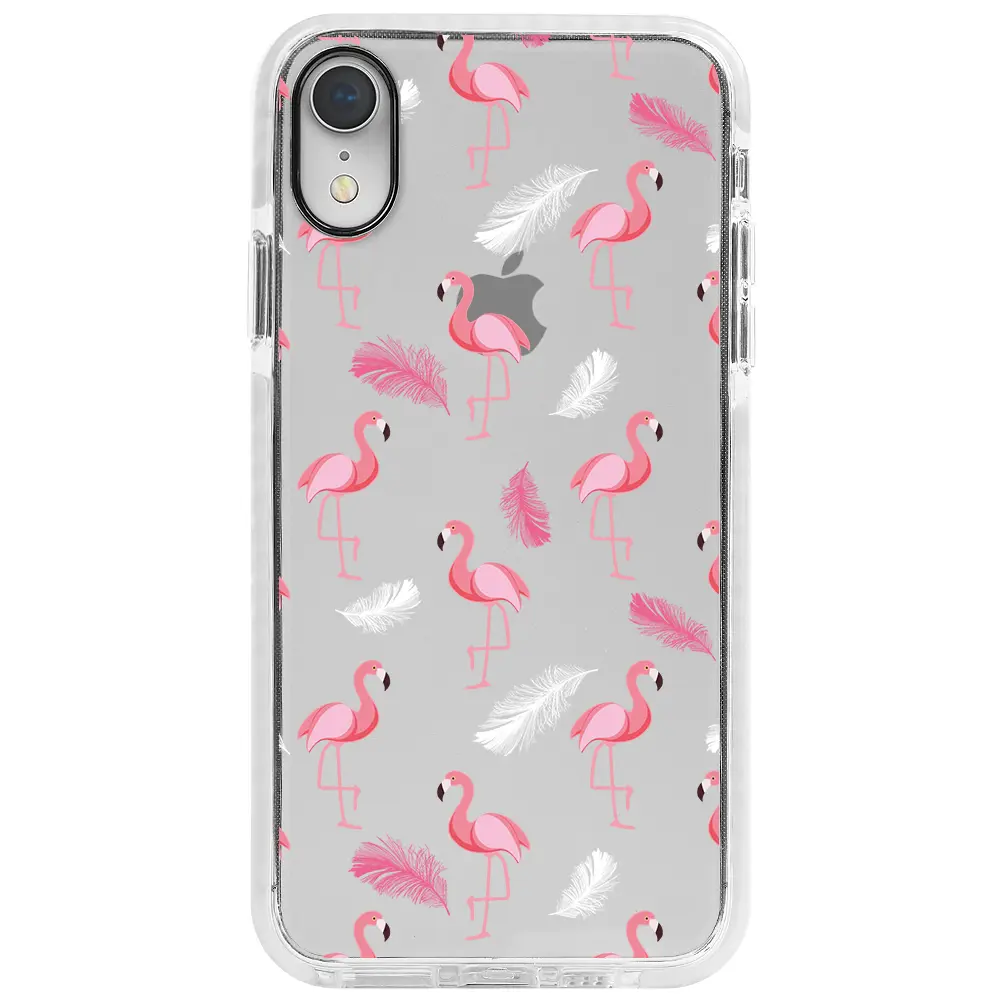 Apple iPhone XR Beyaz Impact Premium Telefon Kılıfı - Tuy ve Flamingo