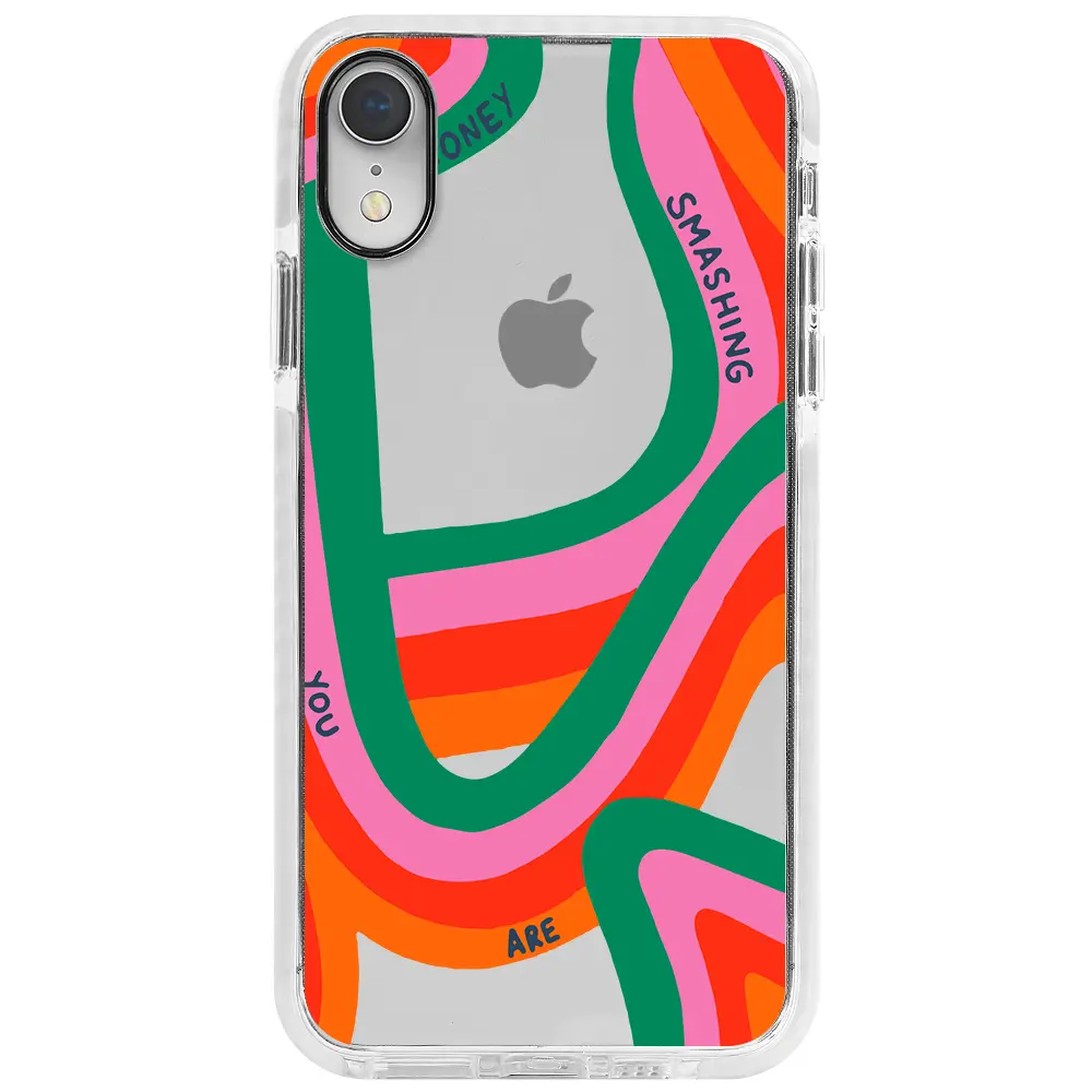 Apple iPhone XR Beyaz Impact Premium Telefon Kılıfı - You are Colors