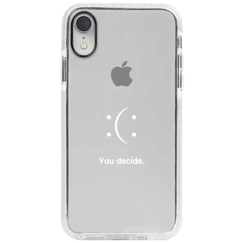 Apple iPhone XR Beyaz Impact Premium Telefon Kılıfı - You Decide