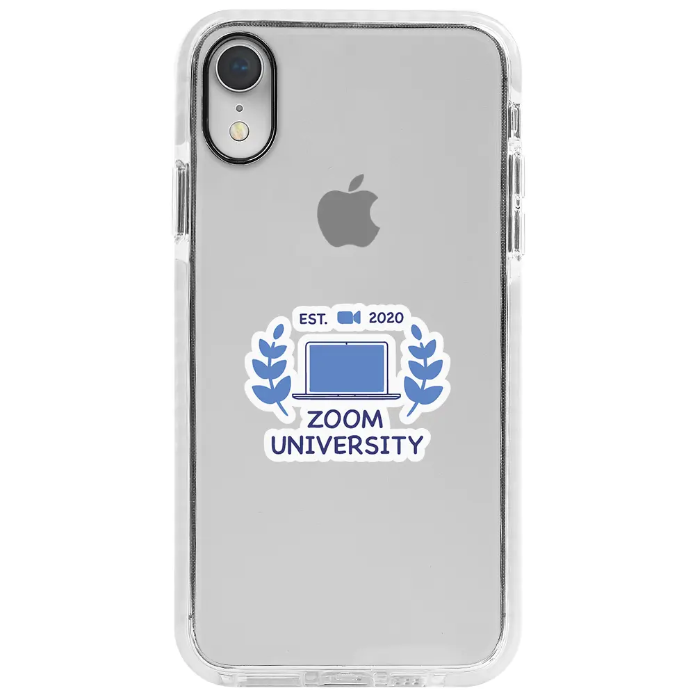 Apple iPhone XR Beyaz Impact Premium Telefon Kılıfı - Zoom Üniversitesi
