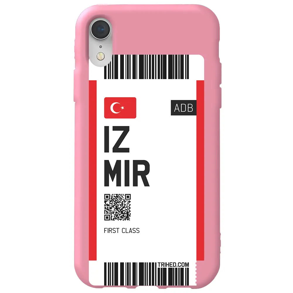 Apple iPhone XR Pembe Renkli Silikon Telefon Kılıfı - İzmir Bileti