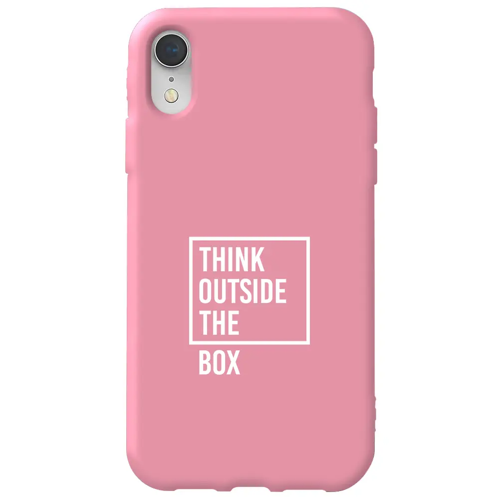 Apple iPhone XR Pembe Renkli Silikon Telefon Kılıfı - Outside Box 2