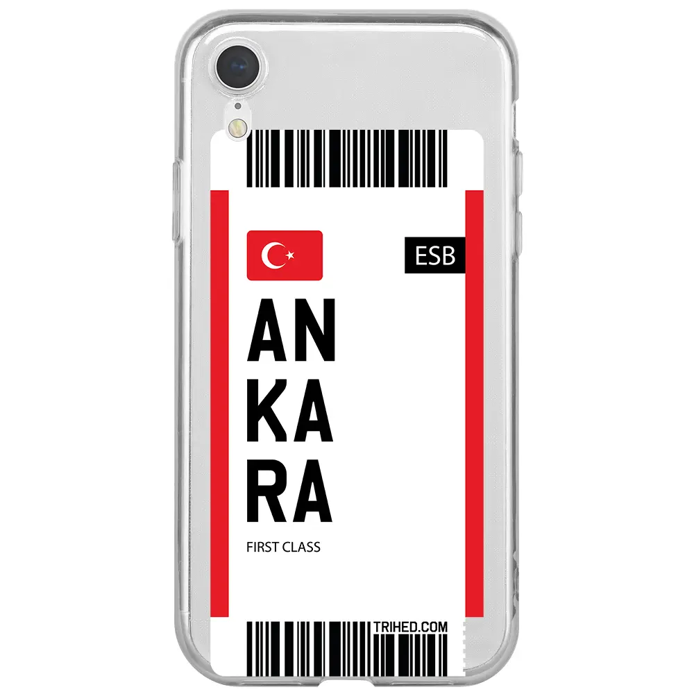Apple iPhone XR Şeffaf Telefon Kılıfı - Ankara Bileti