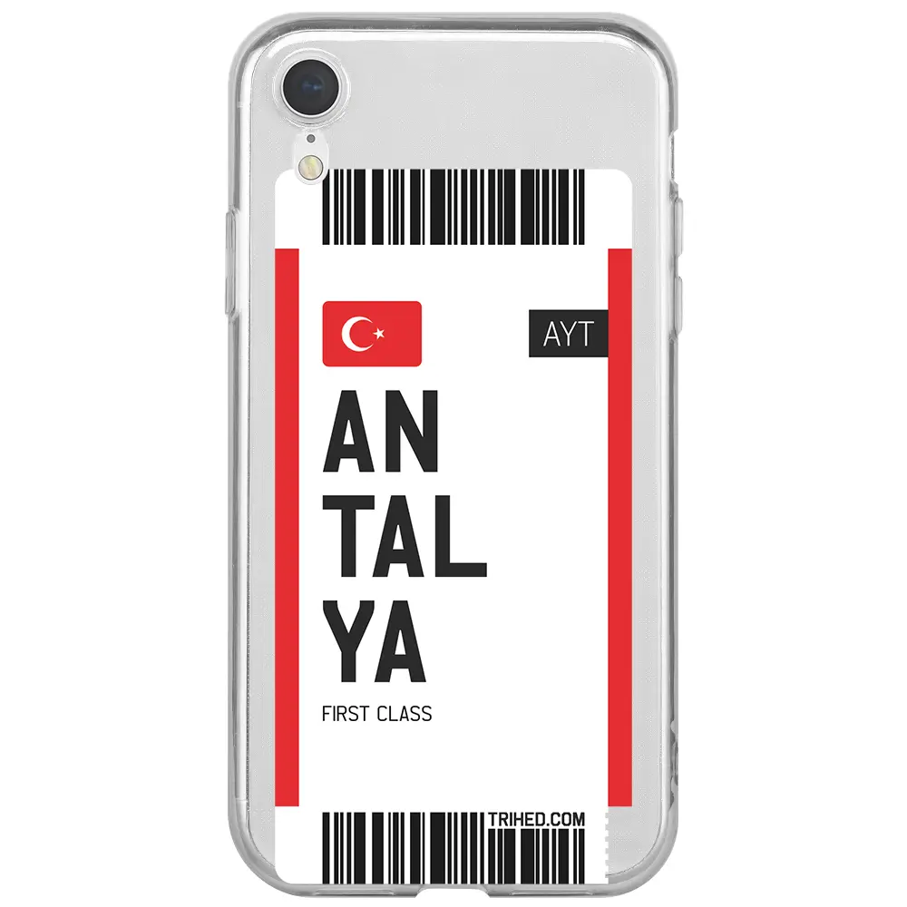 Apple iPhone XR Şeffaf Telefon Kılıfı - Antalya Bileti