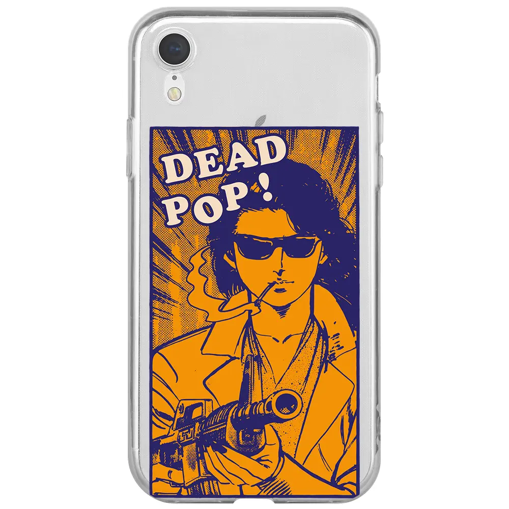 Apple iPhone XR Şeffaf Telefon Kılıfı - Dead Pop