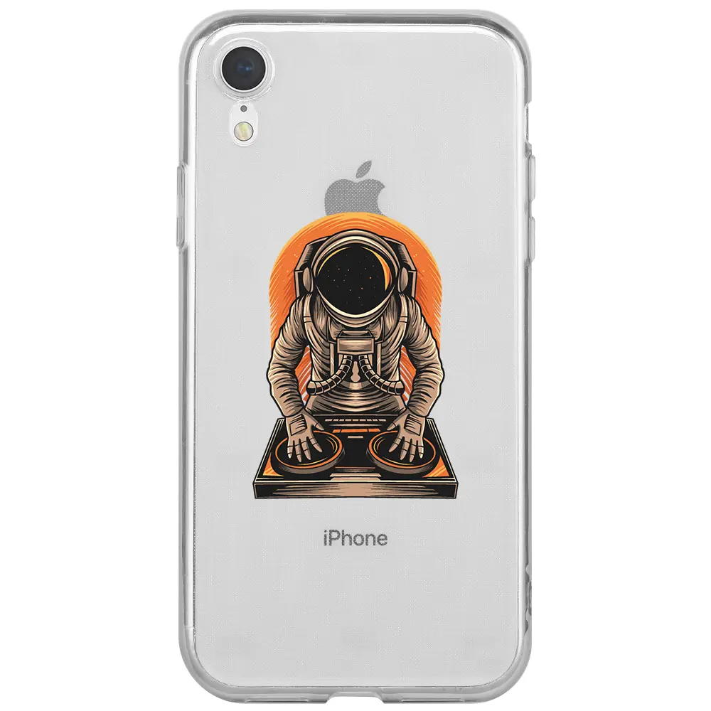 Apple iPhone XR Şeffaf Telefon Kılıfı - Dj Astronot