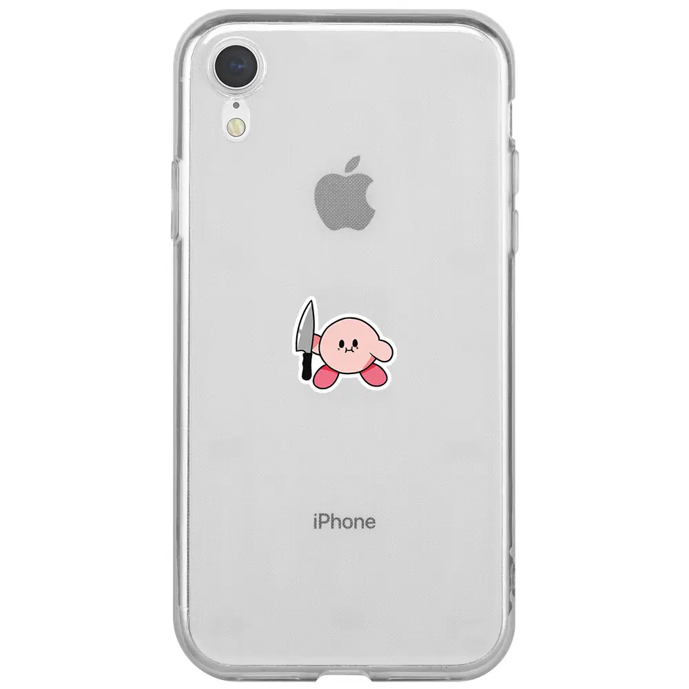 Apple iPhone XR Şeffaf Telefon Kılıfı - Kirby