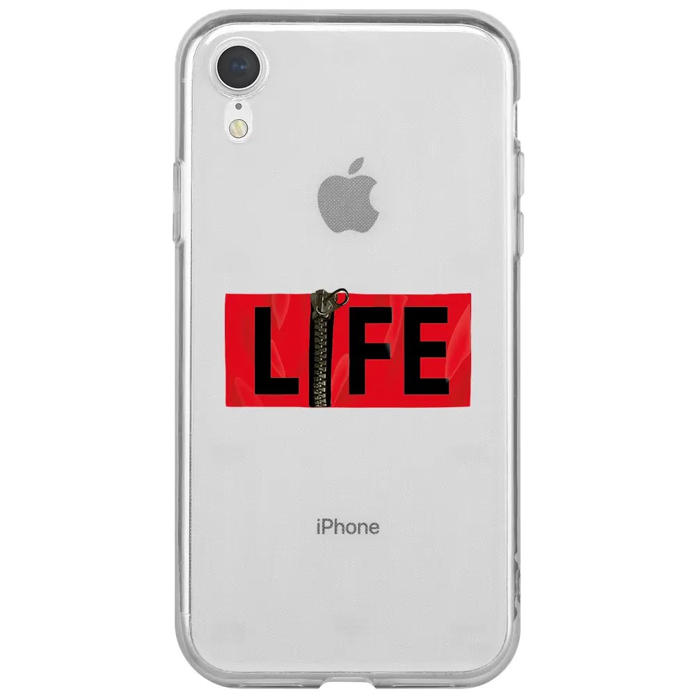 Apple iPhone XR Şeffaf Telefon Kılıfı - Life