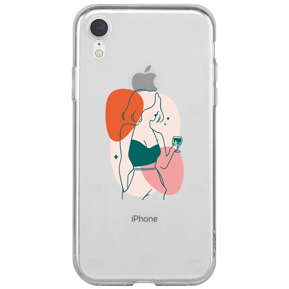 Apple iPhone XR Şeffaf Telefon Kılıfı - Lucy