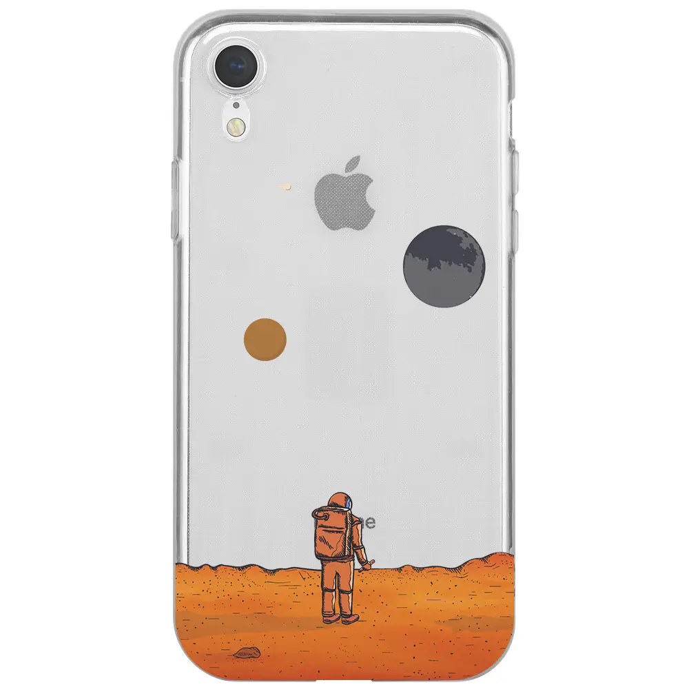 Apple iPhone XR Şeffaf Telefon Kılıfı - Mars