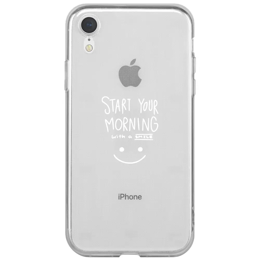 Apple iPhone XR Şeffaf Telefon Kılıfı - Morning