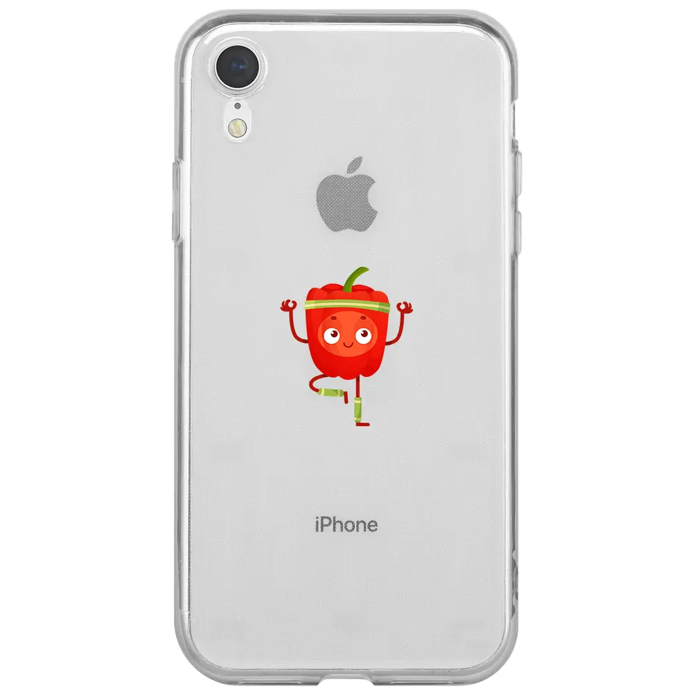 Apple iPhone XR Şeffaf Telefon Kılıfı - Mr. Pepper