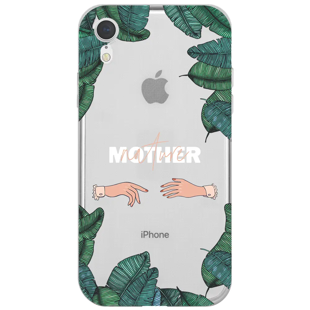 Apple iPhone XR Şeffaf Telefon Kılıfı - Nature Mother